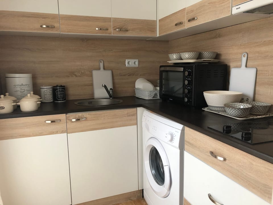 Apartment, 1 Bedroom, Smoking | Private kitchen | Fridge, microwave, electric kettle