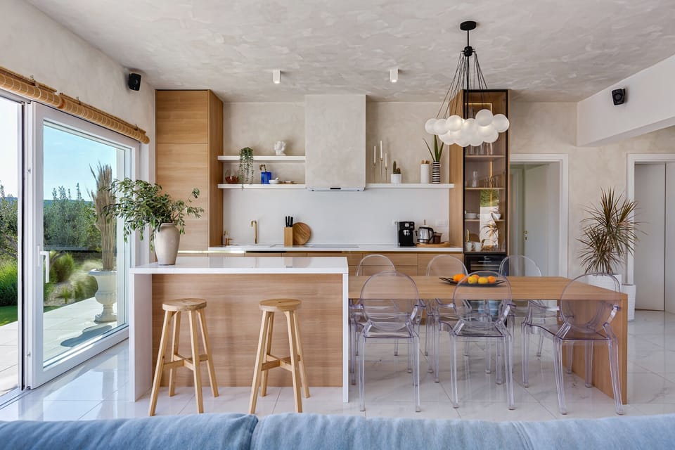 Villa, 2 Bedrooms, Accessible, Private Pool | Private kitchen | Microwave, oven, dishwasher, coffee/tea maker