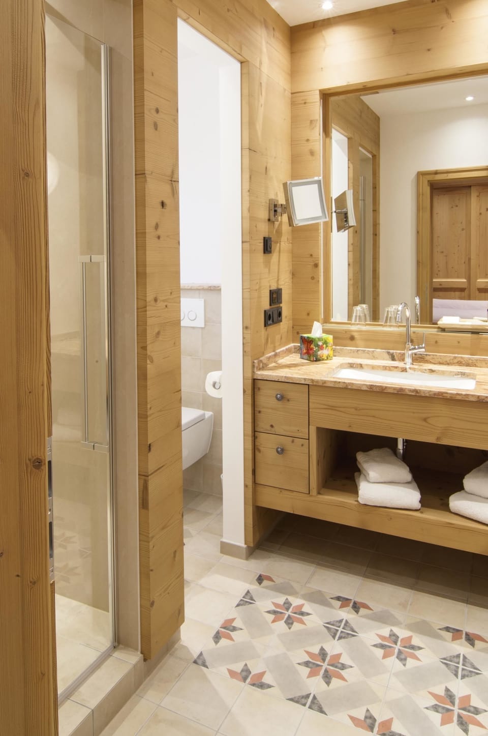 Eco-friendly toiletries, hair dryer, bathrobes, slippers