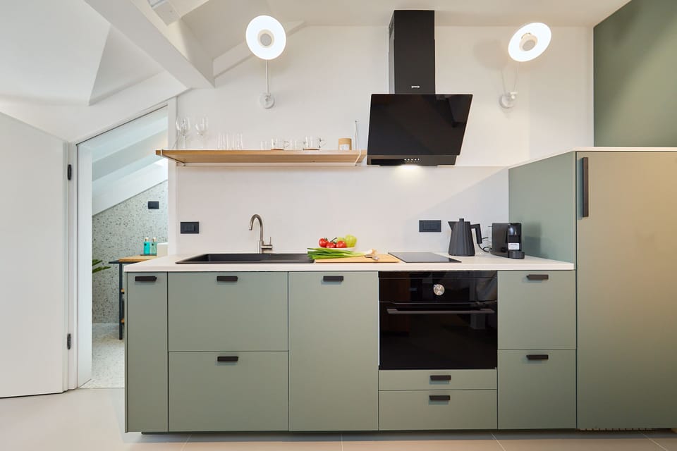 Deluxe Studio (Zagabria) | Private kitchen | Espresso maker, coffee/tea maker, electric kettle
