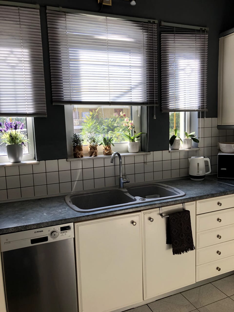 Comfort Apartment, 3 Bedrooms | Private kitchen | Coffee/tea maker, electric kettle, toaster, cookware/dishes/utensils