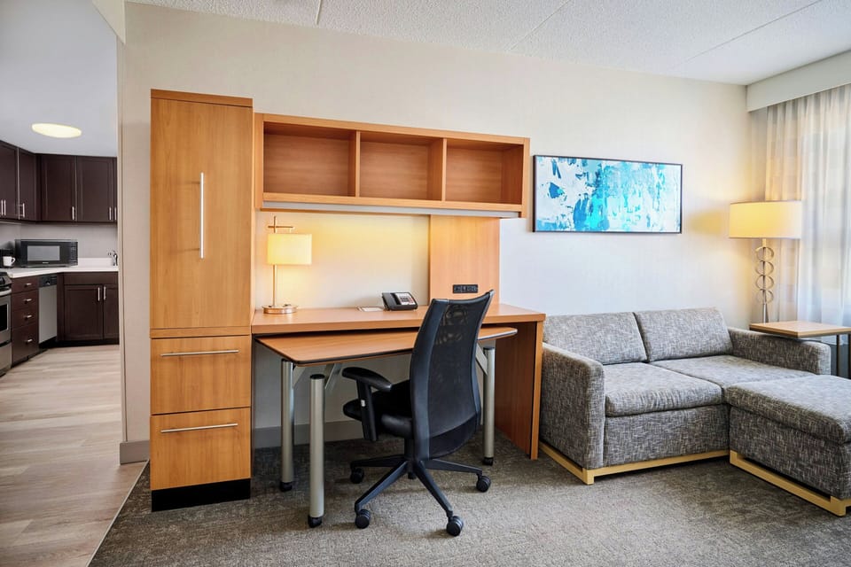 Suite, 2 Bedrooms | Living area | 42-inch Smart TV with cable channels, TV, Netflix