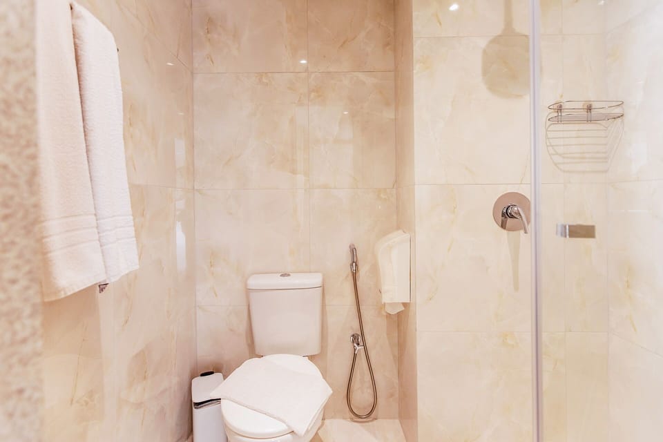 Superior Double Room | Bathroom | Shower, free toiletries, hair dryer, towels