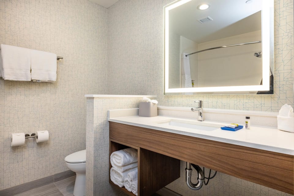 Free toiletries, hair dryer, towels, soap