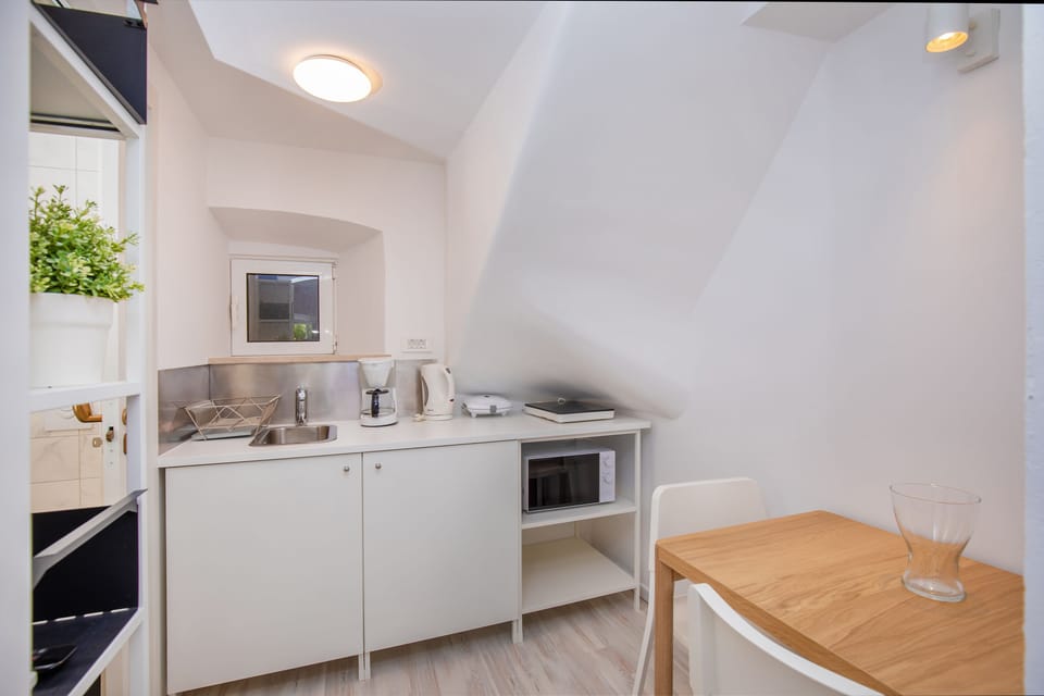 Economy Double Room | Private kitchen | Mini-fridge, microwave, stovetop, coffee/tea maker