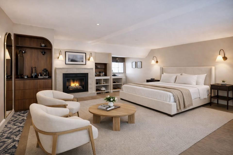 The Terrace Room | Premium bedding, pillowtop beds, individually decorated