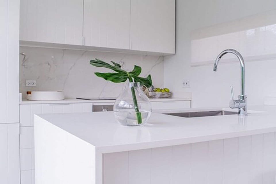 Oven, stovetop, dishwasher, coffee/tea maker
