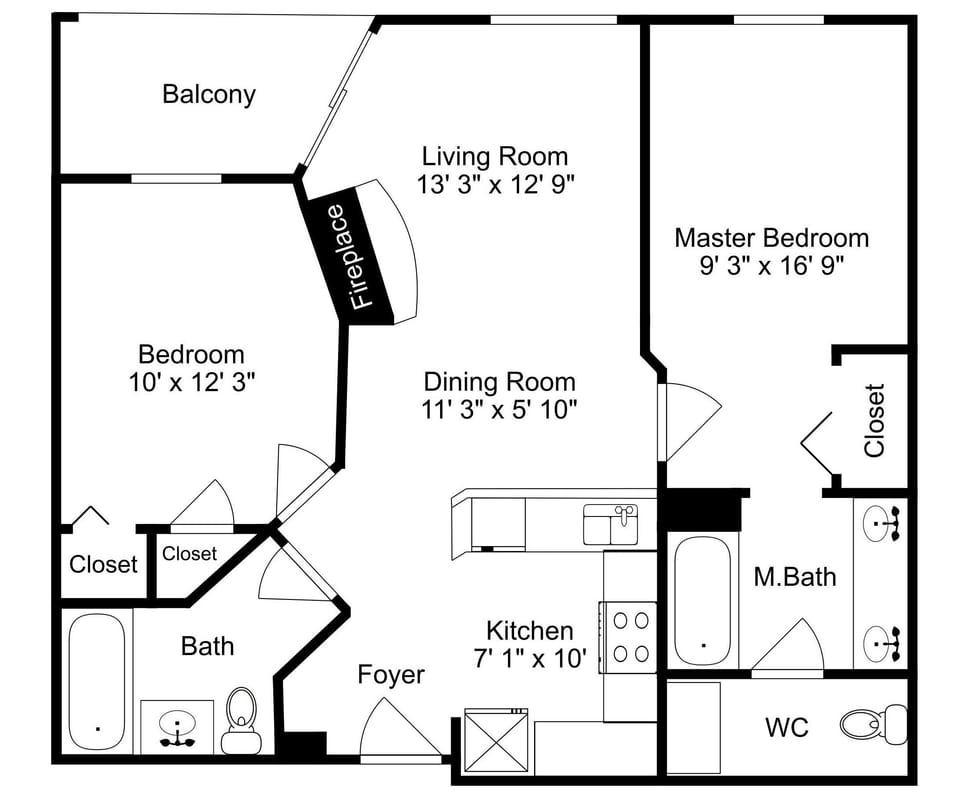 Condo (2 Bedrooms) | Property amenity