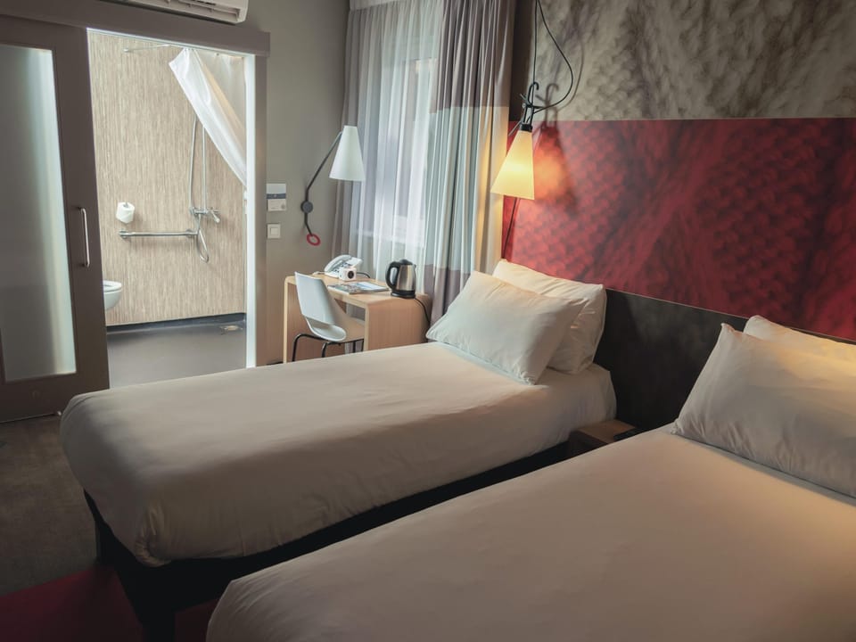 Desk, iron/ironing board, free WiFi, bed sheets
