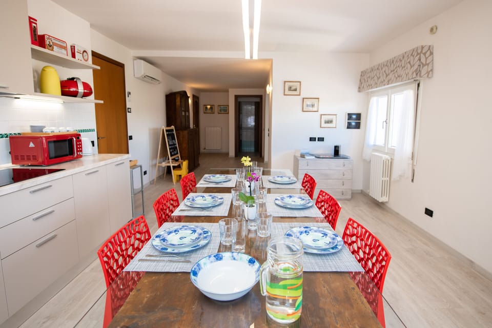Family Apartment, 2 Bedrooms | Private kitchen | Fridge, microwave, stovetop, dishwasher