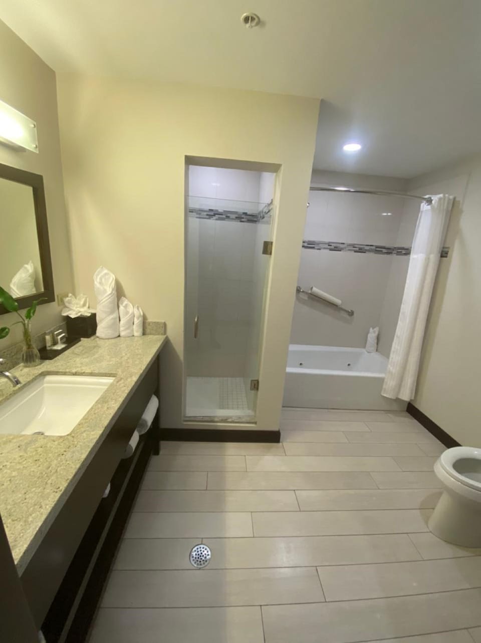 Premium Suite | Bathroom | Combined shower/tub, deep soaking tub, free toiletries, hair dryer