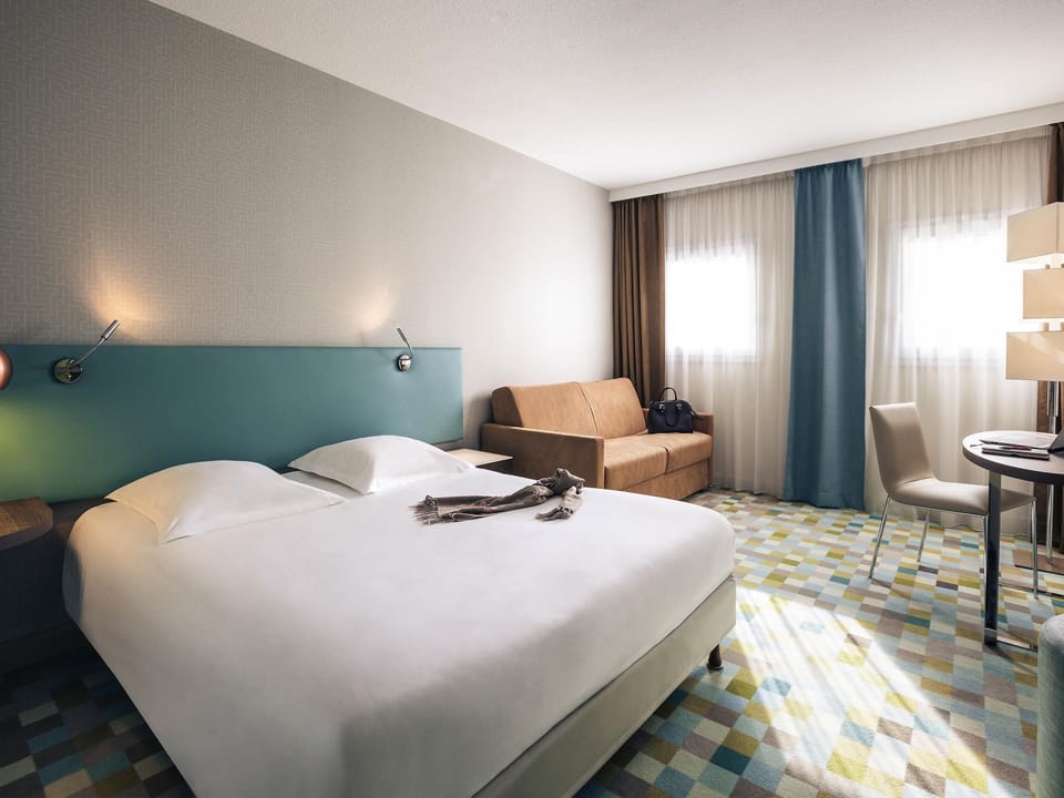 In-room safe, desk, soundproofing, free cribs/infant beds