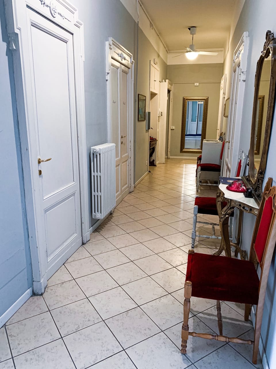 Interior entrance