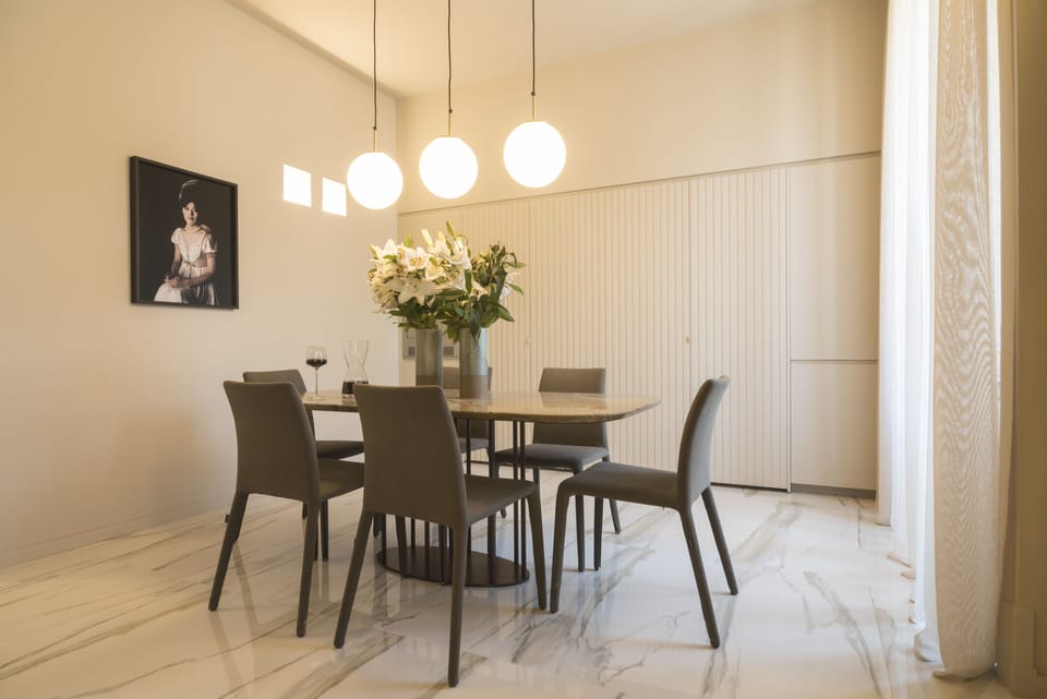 City Apartment | Living area | 30-inch TV with digital channels