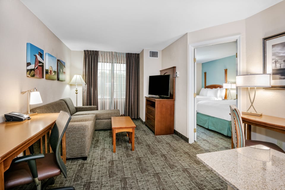 In-room safe, desk, blackout drapes, iron/ironing board