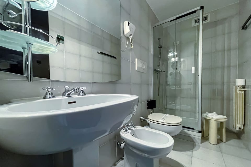 Shower, rainfall showerhead, hair dryer, bidet