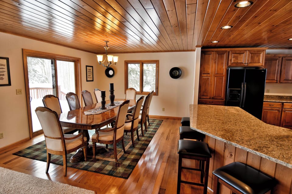 House, Multiple Beds, Fireplace | Dining