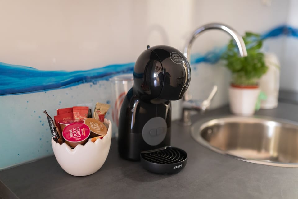 City Studio | Private kitchen | Mini-fridge, microwave, stovetop, espresso maker