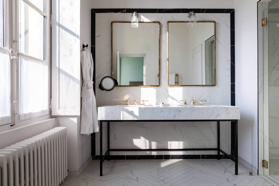 Grande Deluxe | Bathroom | Designer toiletries, hair dryer, bathrobes, slippers