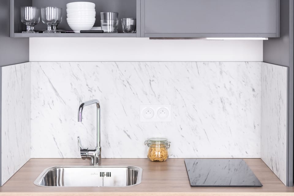 Apartment, 1 Bedroom | Private kitchen | Mini-fridge, microwave, stovetop, espresso maker