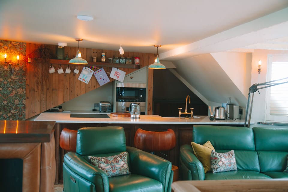 Double Room, Ensuite, Garden View (Roof Apartment 8) | Private kitchen