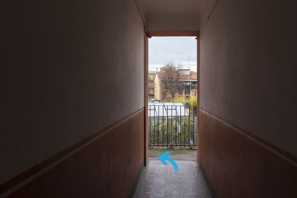 Interior entrance