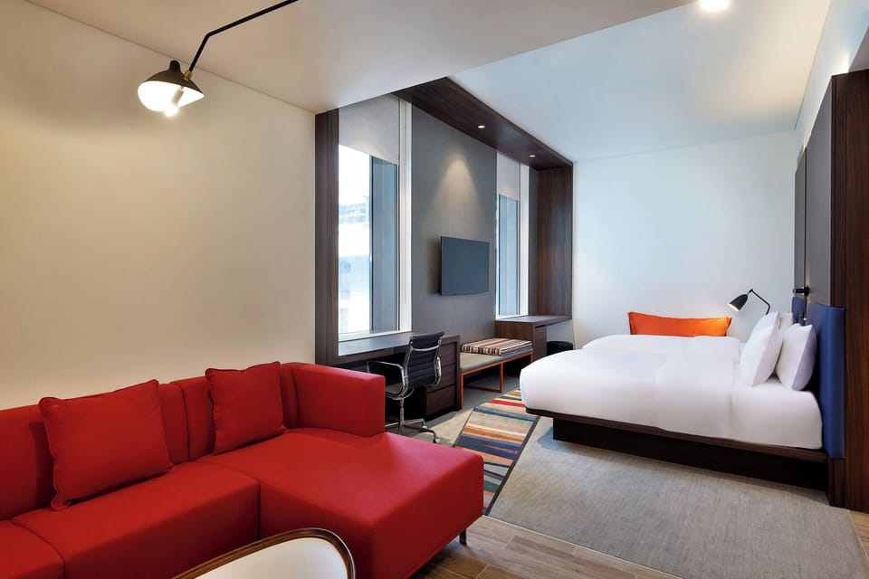 Savvy Room, 2 Single Beds, Non Smoking | Hypo-allergenic bedding, down comforters, minibar, in-room safe