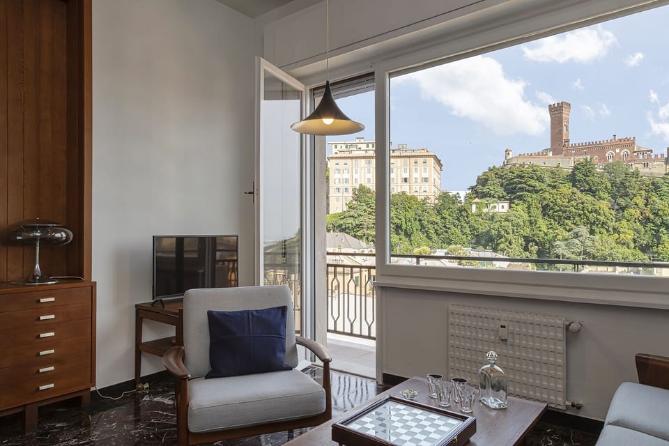 Apartment | Living area | 24-inch flat-screen TV with satellite channels, TV