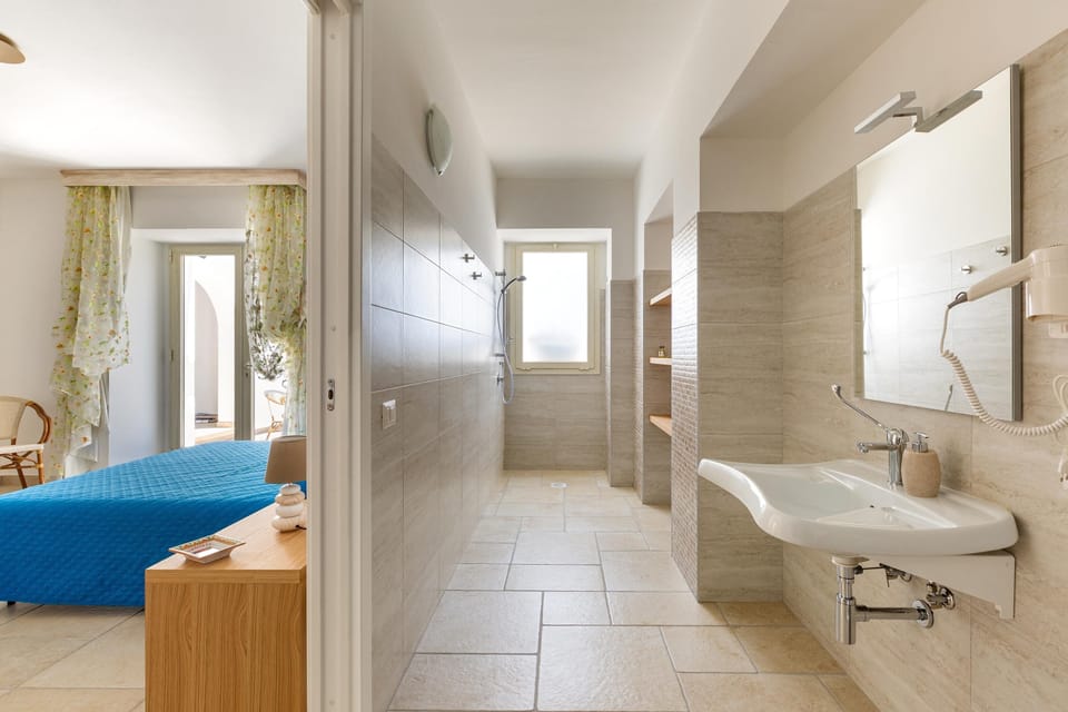 Shower, hair dryer