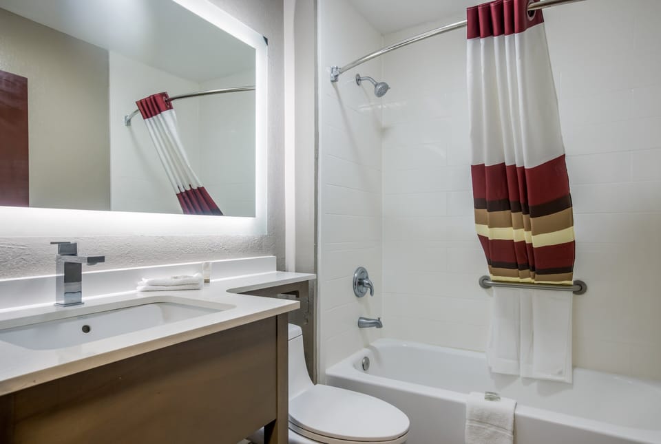Hair dryer, towels