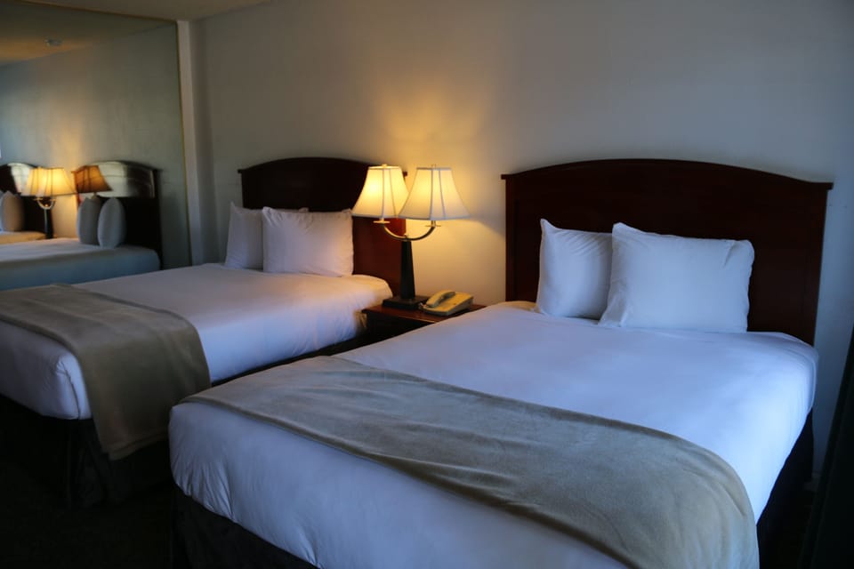 2 Queen Beds Non Smoking (No Pets Allowed) | Desk, laptop workspace, blackout drapes, WiFi (free)