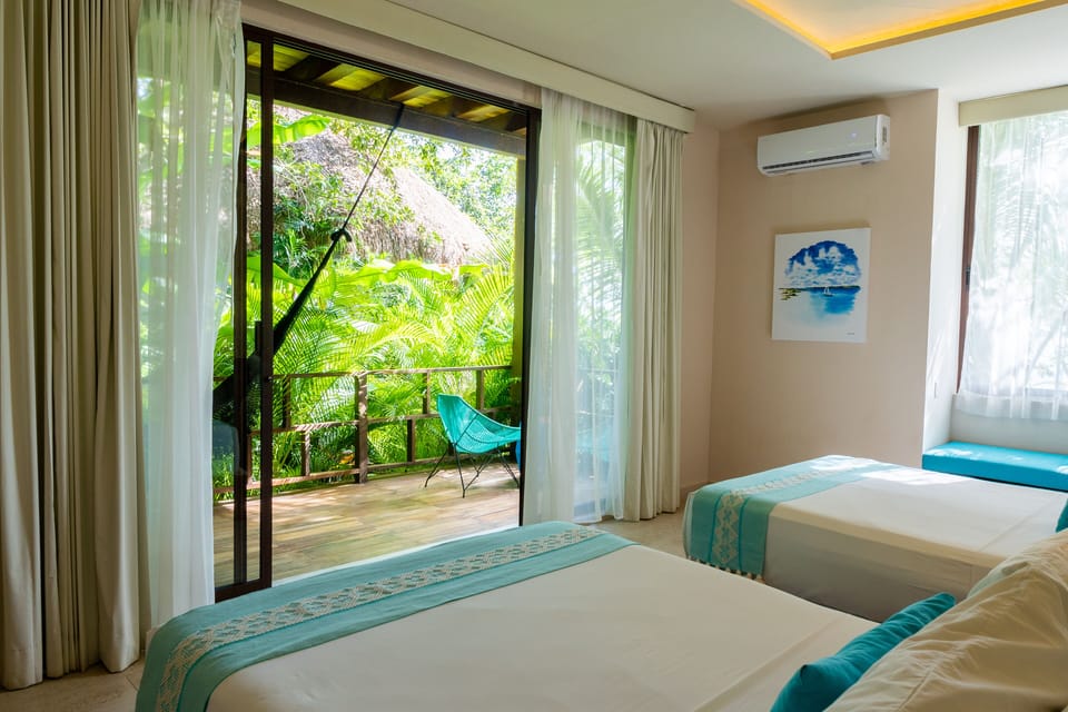 Deluxe Double with Balcony Garden View | View from room