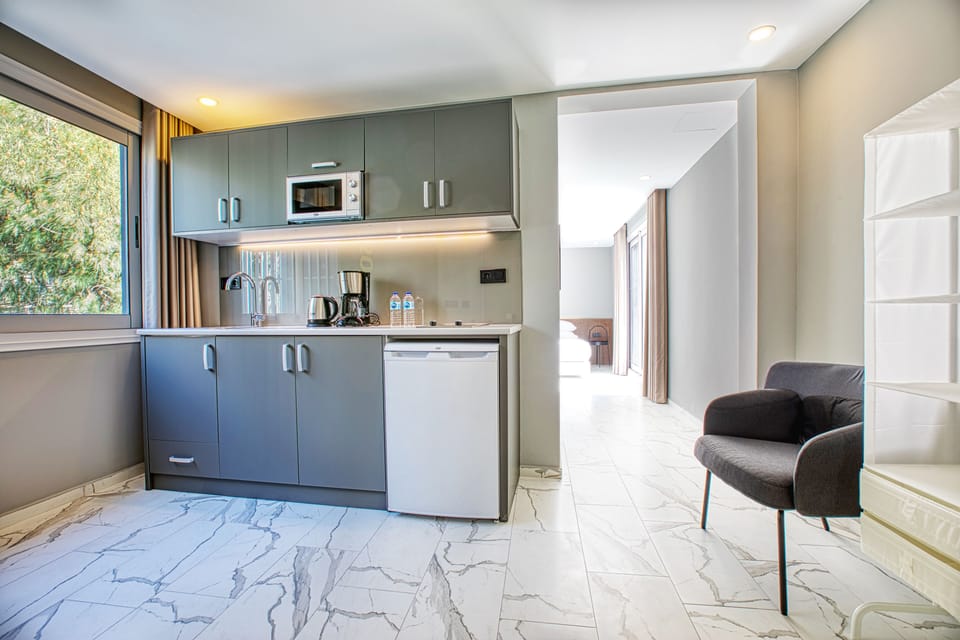 Superior Suite, Private Bathroom | Private kitchen | Mini-fridge