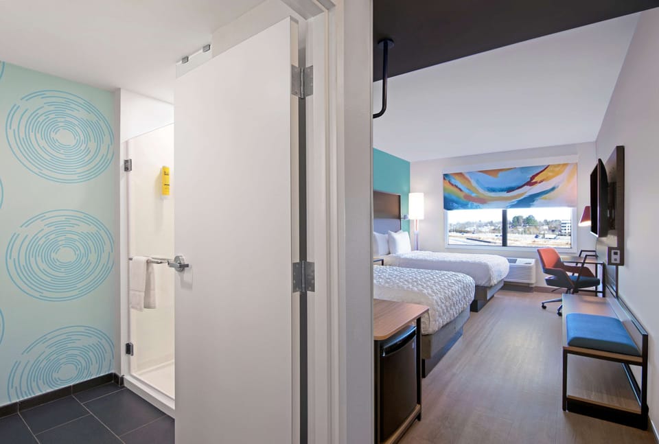 Room, 2 Queen Beds | Premium bedding, desk, laptop workspace, iron/ironing board