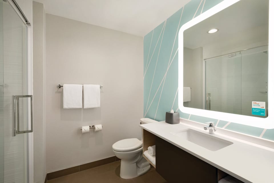 Free toiletries, hair dryer