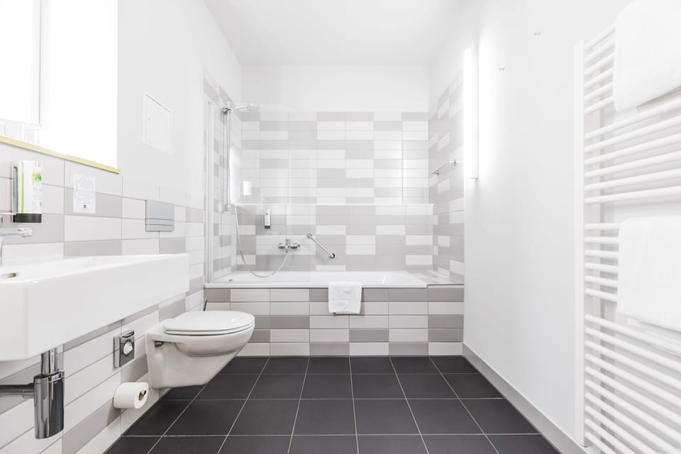 Suite, Non Smoking, Kitchen (Miaboda next door building) | Bathroom | Hair dryer, towels