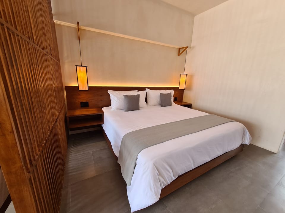 Premium bedding, memory foam beds, minibar, in-room safe