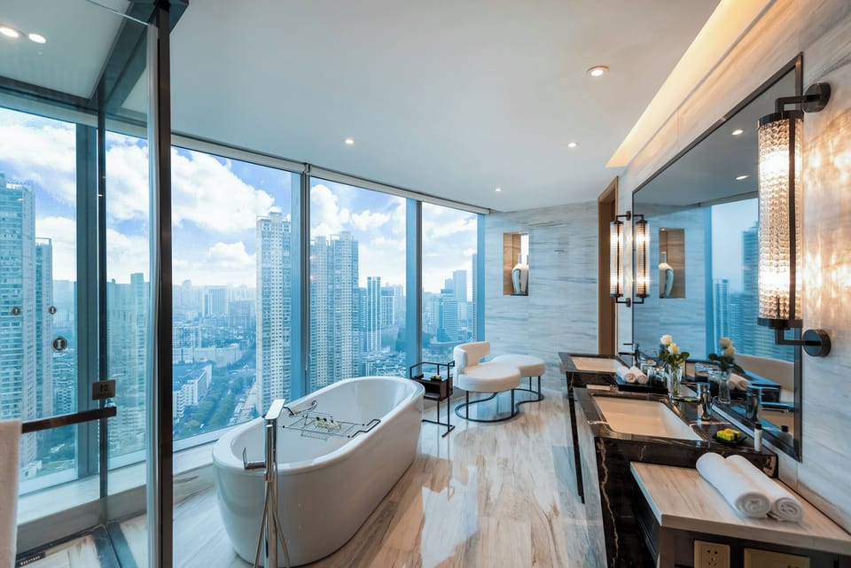 Junior Studio Suite, 1 King Bed (Kid Theme) | Bathroom | Separate tub and shower, rainfall showerhead, designer toiletries