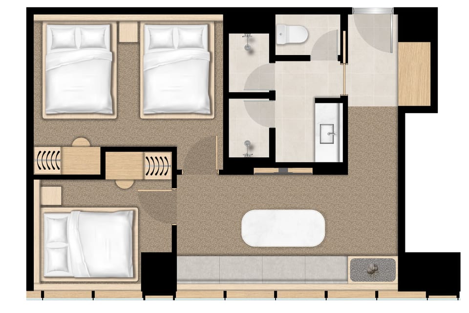 [Main] Ocean Premier Suite (Highest Floor) | Floor plan