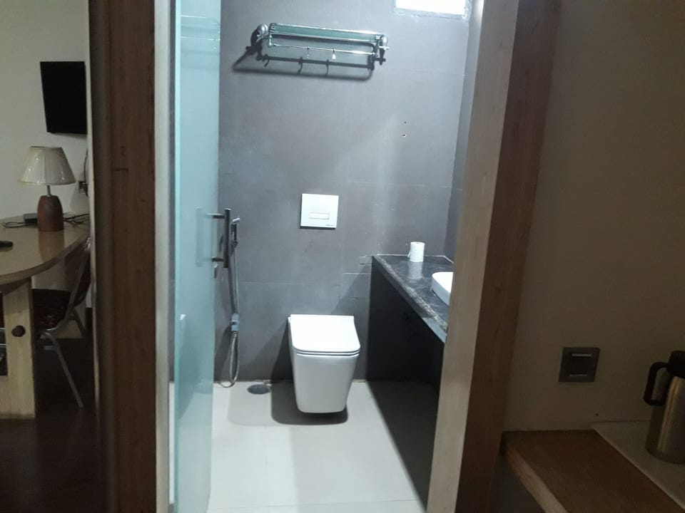 Shower, towels