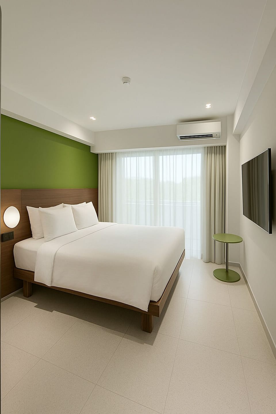 ION Suite Room | In-room safe, desk, laptop workspace, blackout drapes