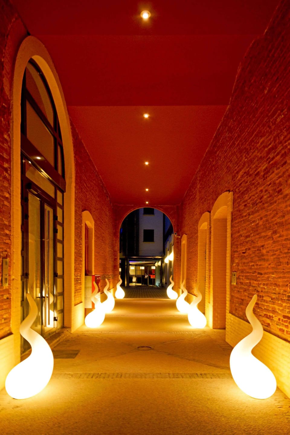 Interior entrance