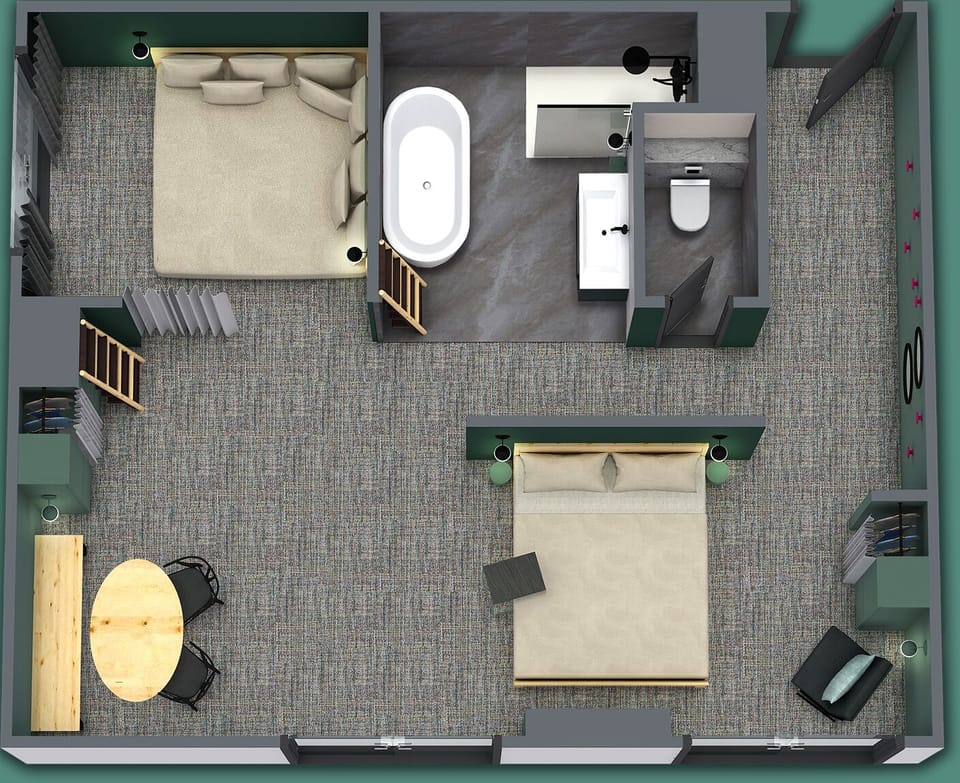 Green Horizon Suite, Forest View | Floor plan