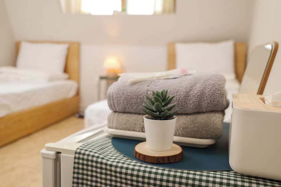 Deluxe Twin Room, 2 Twin Beds (non-Korean nationals only) | Free WiFi, bed sheets