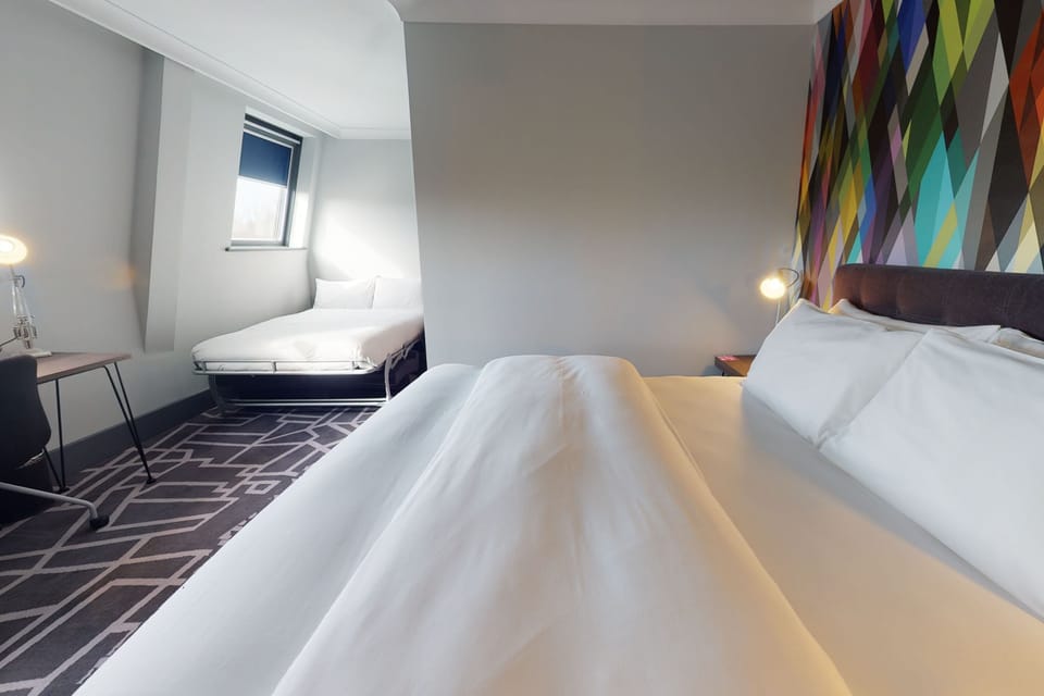 Family Double Room, 1 King Bed with Sofa bed | Desk, laptop workspace, WiFi (free), bed sheets