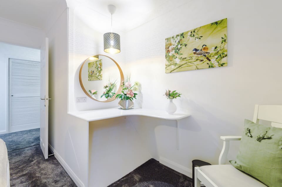 1 bedroom, iron/ironing board, travel crib, free WiFi