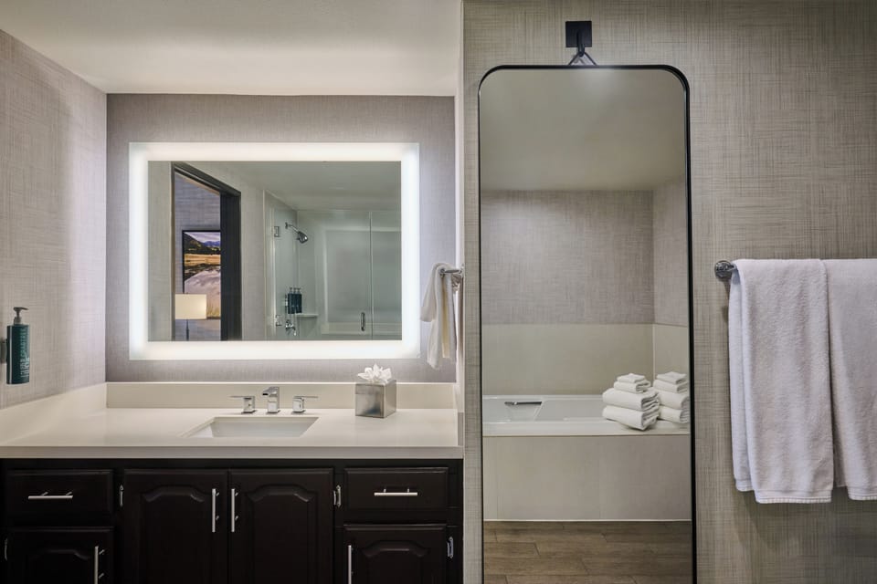 Presidential Suite, 1 King Bed, Non Smoking | Bathroom | Free toiletries, hair dryer, towels, soap