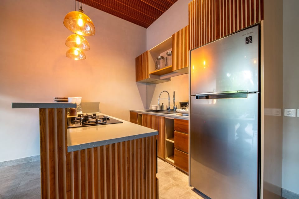 Villa, 2 Bedrooms, Smoking, Private Pool | Private kitchen | Microwave, coffee/tea maker, cookware/dishes/utensils