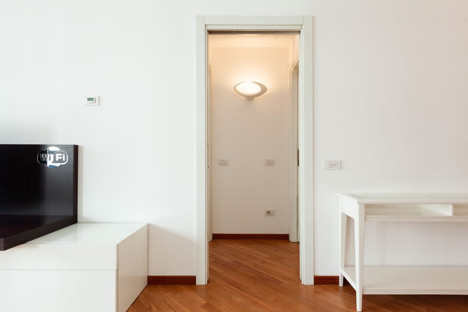 Apartment | Living area | 50-inch flat-screen TV with cable channels, TV