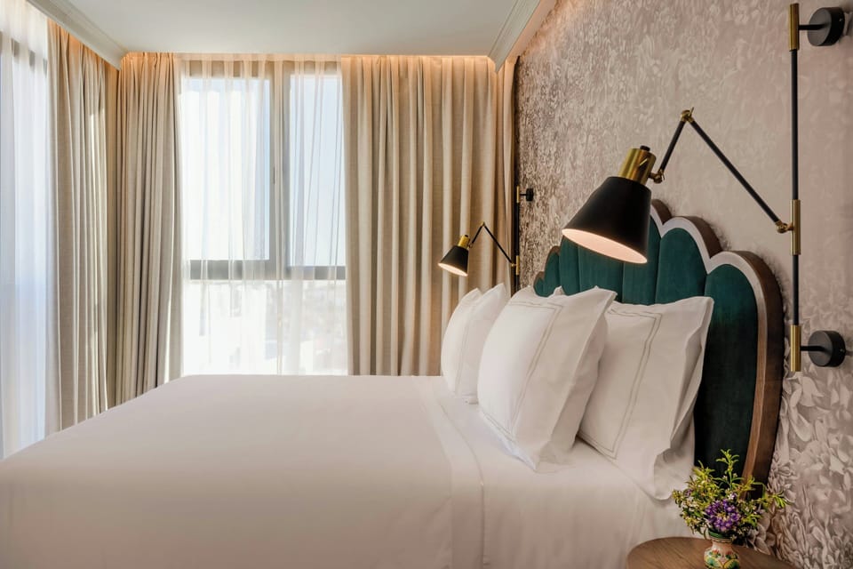 Hypo-allergenic bedding, pillowtop beds, minibar, in-room safe